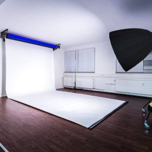 Shootingbereich des Fotostudios
